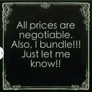 Will bundle. Will negotiate. Just ask:)
